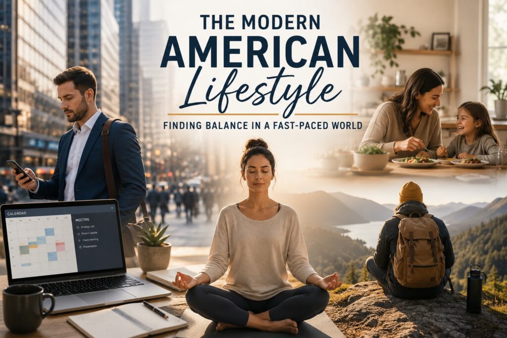 The Modern American Lifestyle: Finding Balance in a Fast-Paced World